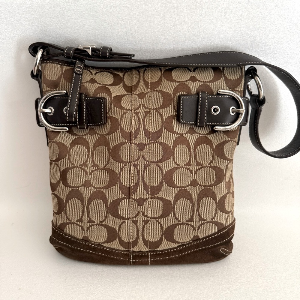 Coach Brown Signature Handbag
